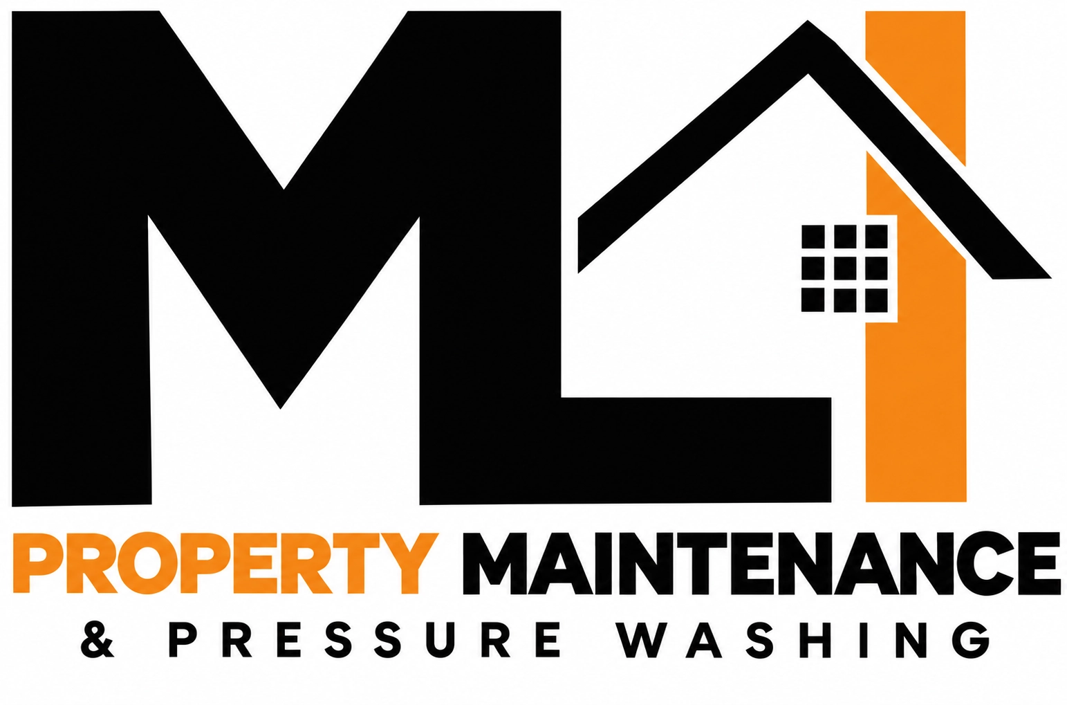 ML Property Maintenance Dark Logo