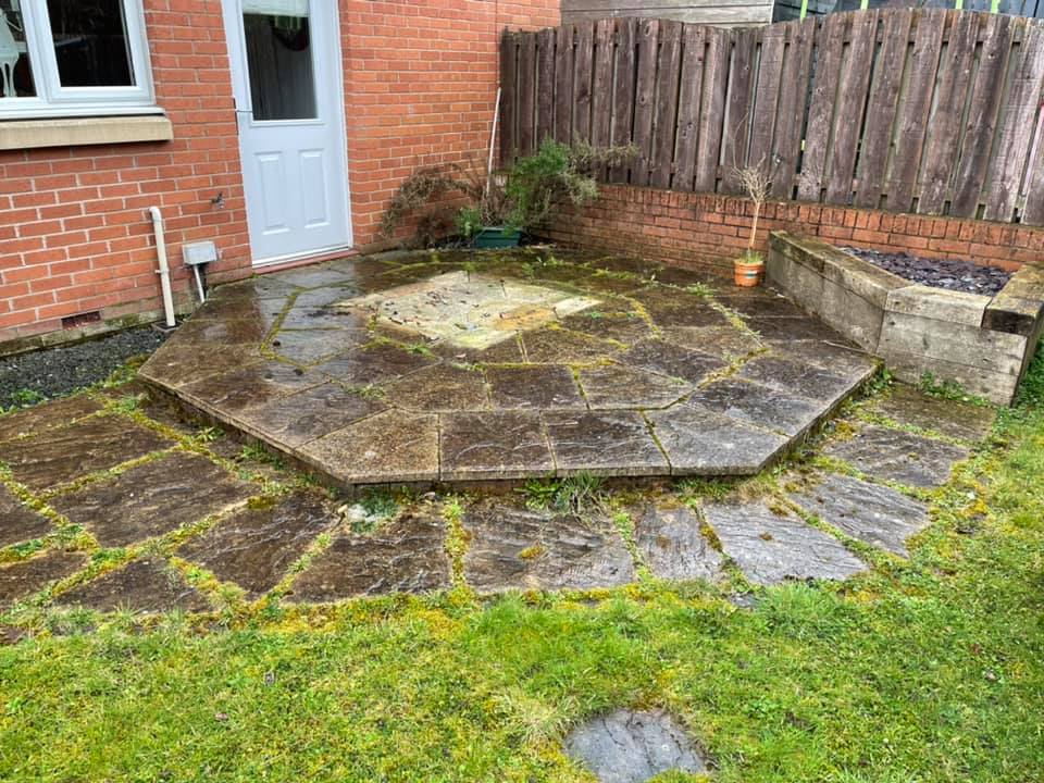 Patio cleaning and stone washing in Motherwell